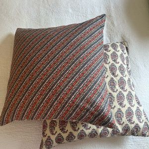 Pottery barn feather pillows